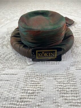 Kokin New York Women's Silk Rolled Brim Hat with Bow